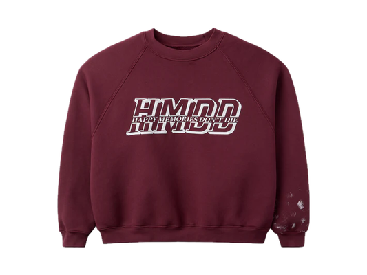 HMDD Burgundy Club Crewneck