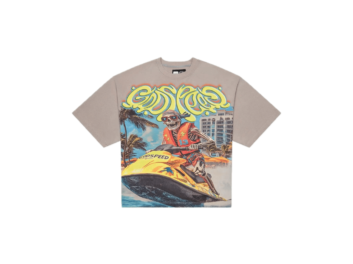 Godspeed Wave Runner Stone wash Tee