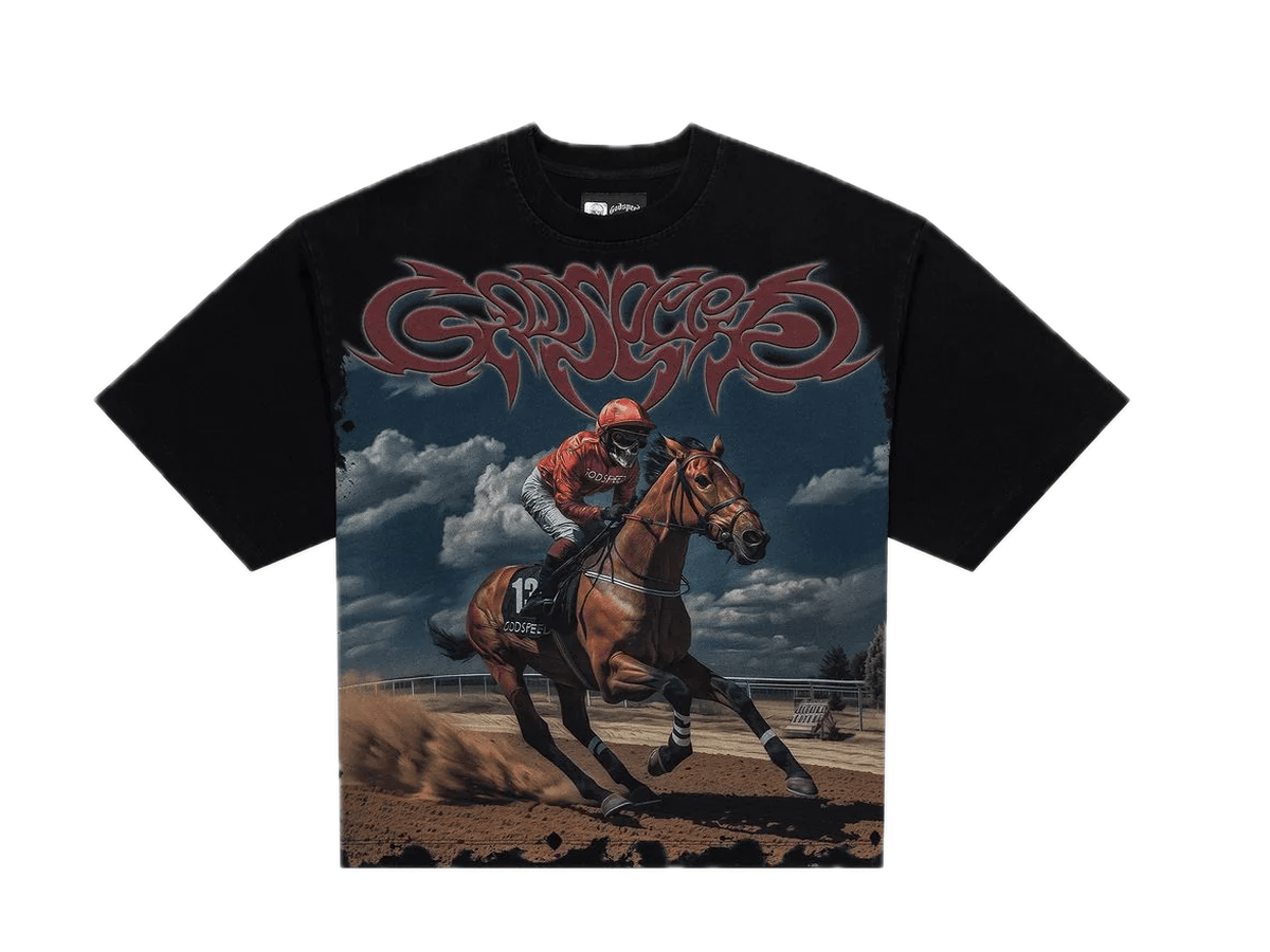 Godspeed Thoroughbred Black Tee