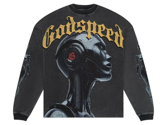 Godspeed Alexa L/S Tee Grey Wash