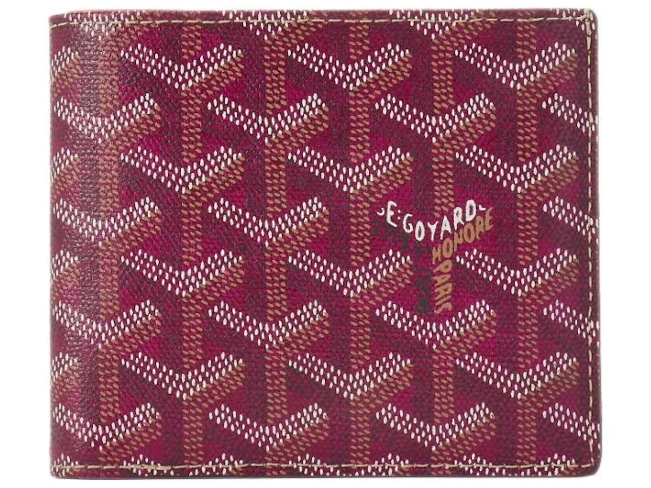 Goyard Saint Florentin Wallet Goyardine Burgundy