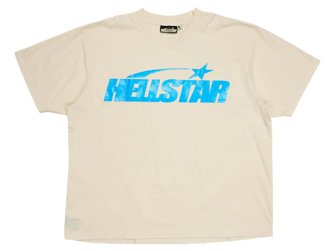 Hellstar Classic T-shirt (Gel Print) White/Blue