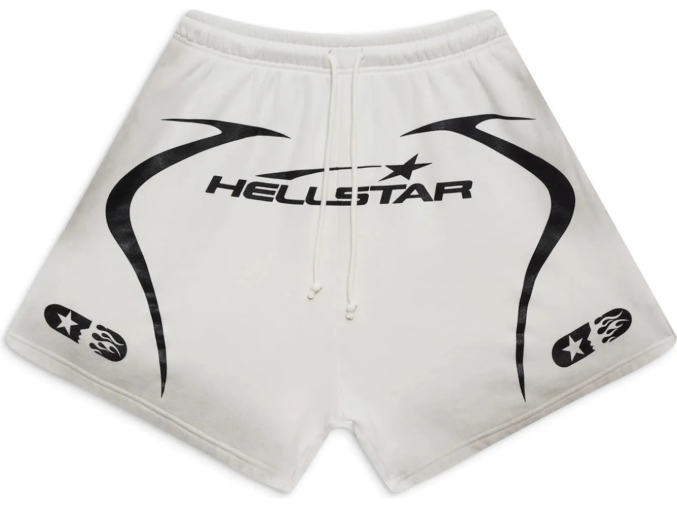 Hellstar Warm Up Shorts White