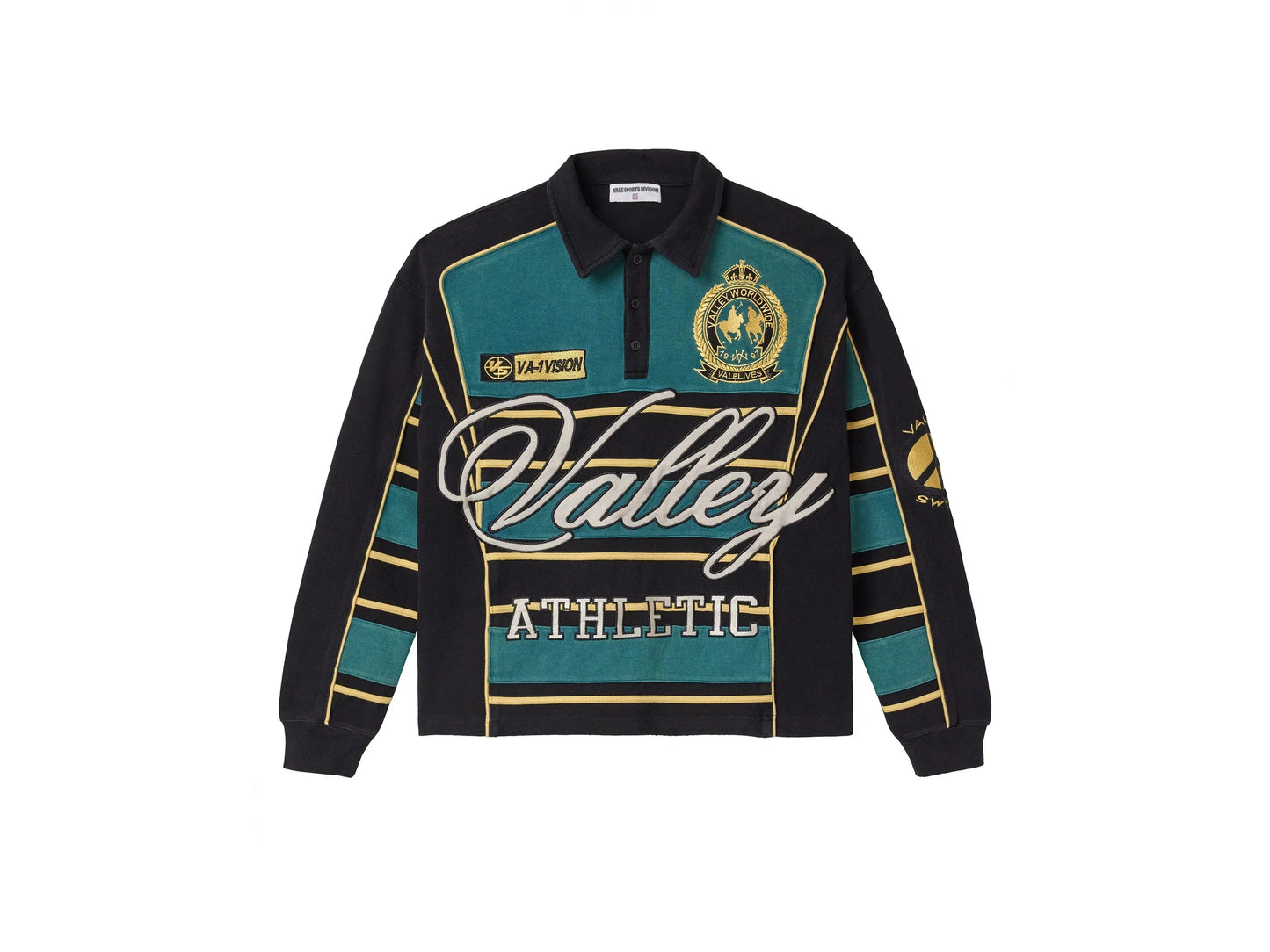 Vale Forever Laser Rugby Black Teal