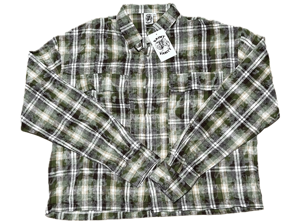 Saint Vanity Flannel Green/Brown