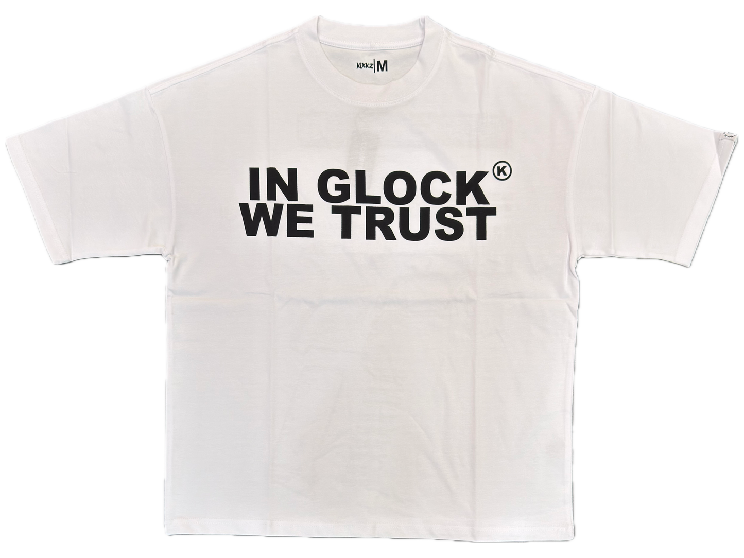 KIXKZ In Glock We Trust S/S T-Shirt White/Black