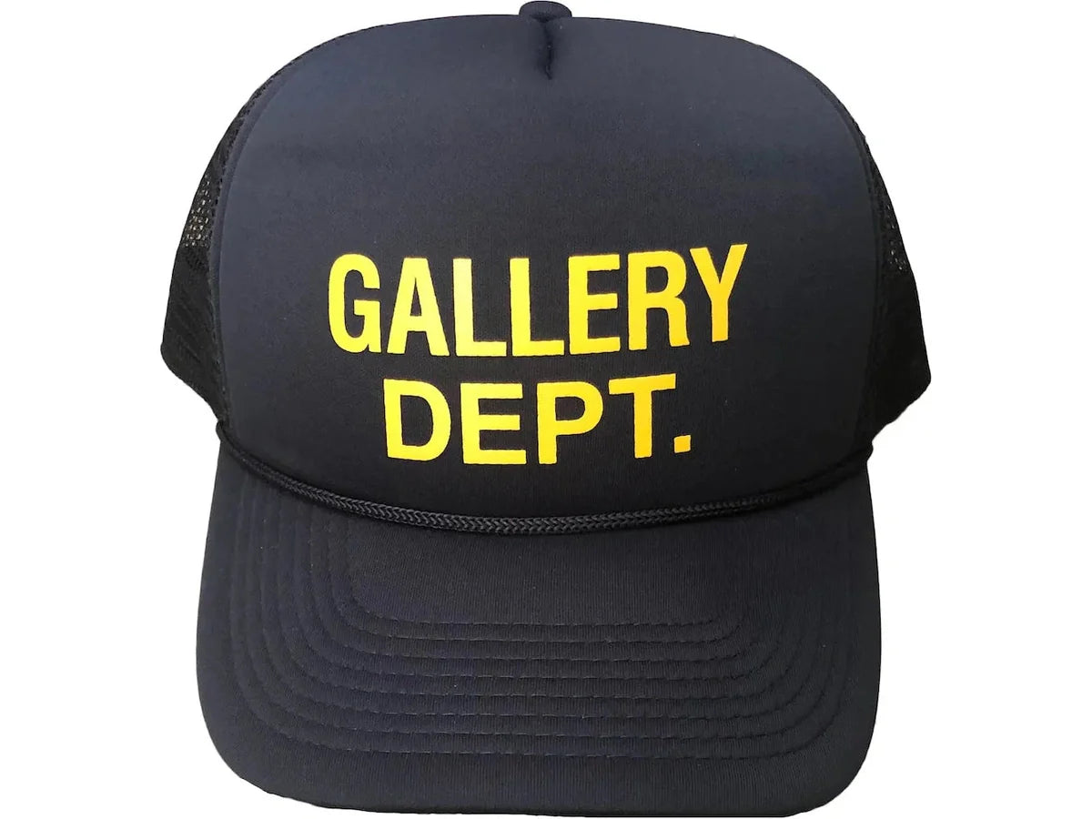 Gallery Dept. Logo Trucker Hat Navy/Yellow