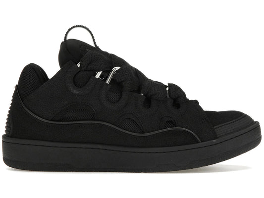 Lanvin Leather Curb Triple Black