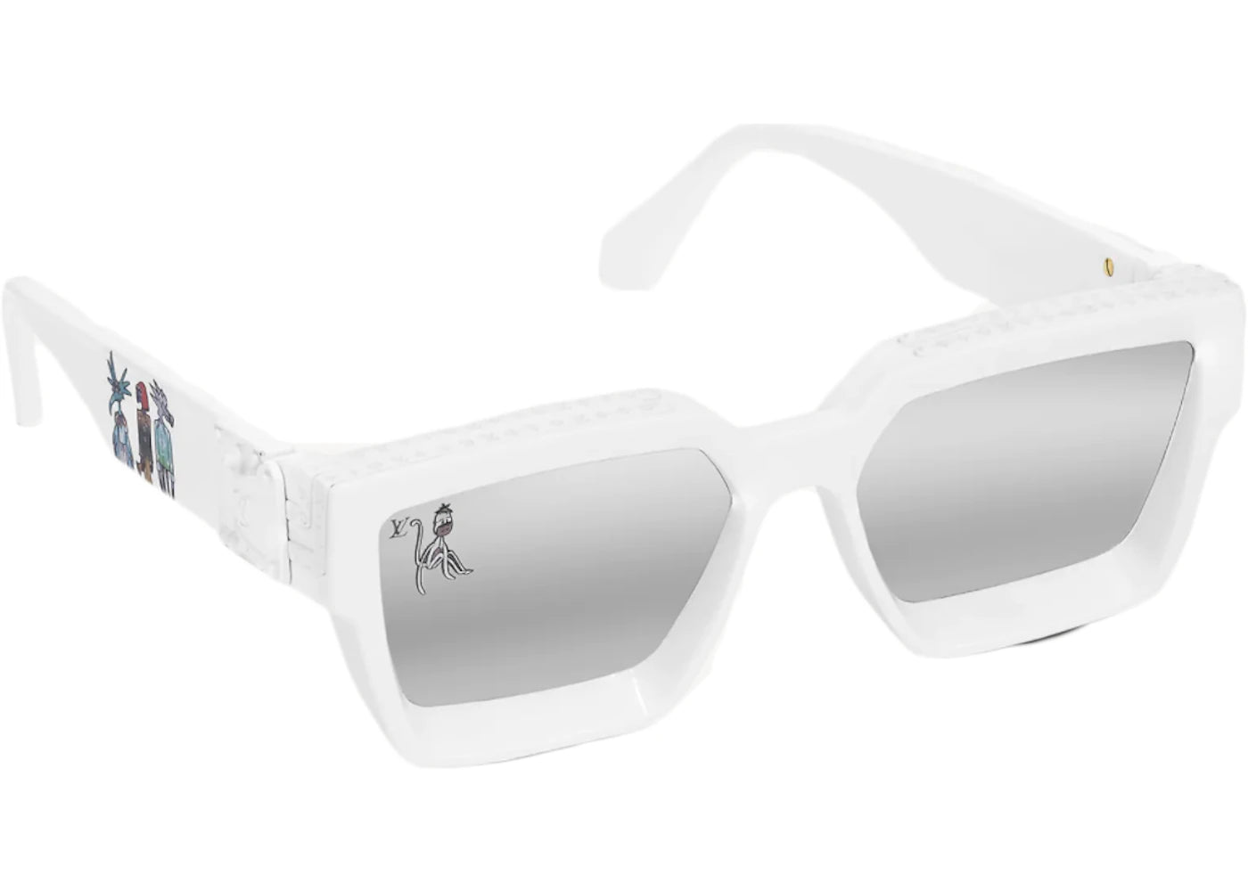 Louis Vuitton 1.1 Millionaire Sunglasses White