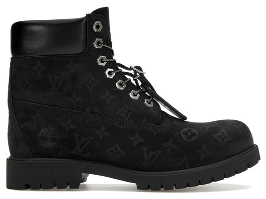 Louis Vuitton Timberland 6" Ankle Boot Black Monogram