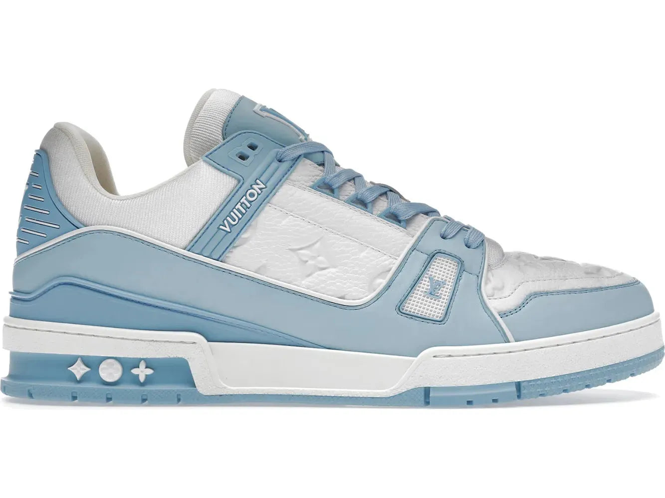 Louis Vuitton Trainer Low White Sky Blue