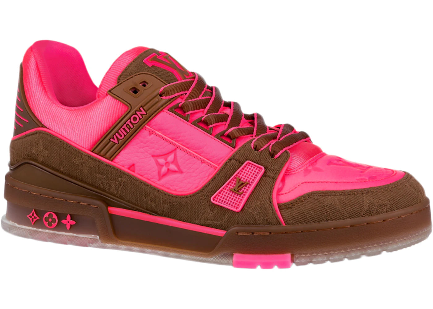 Louis Vuitton Trainer Pink Brown