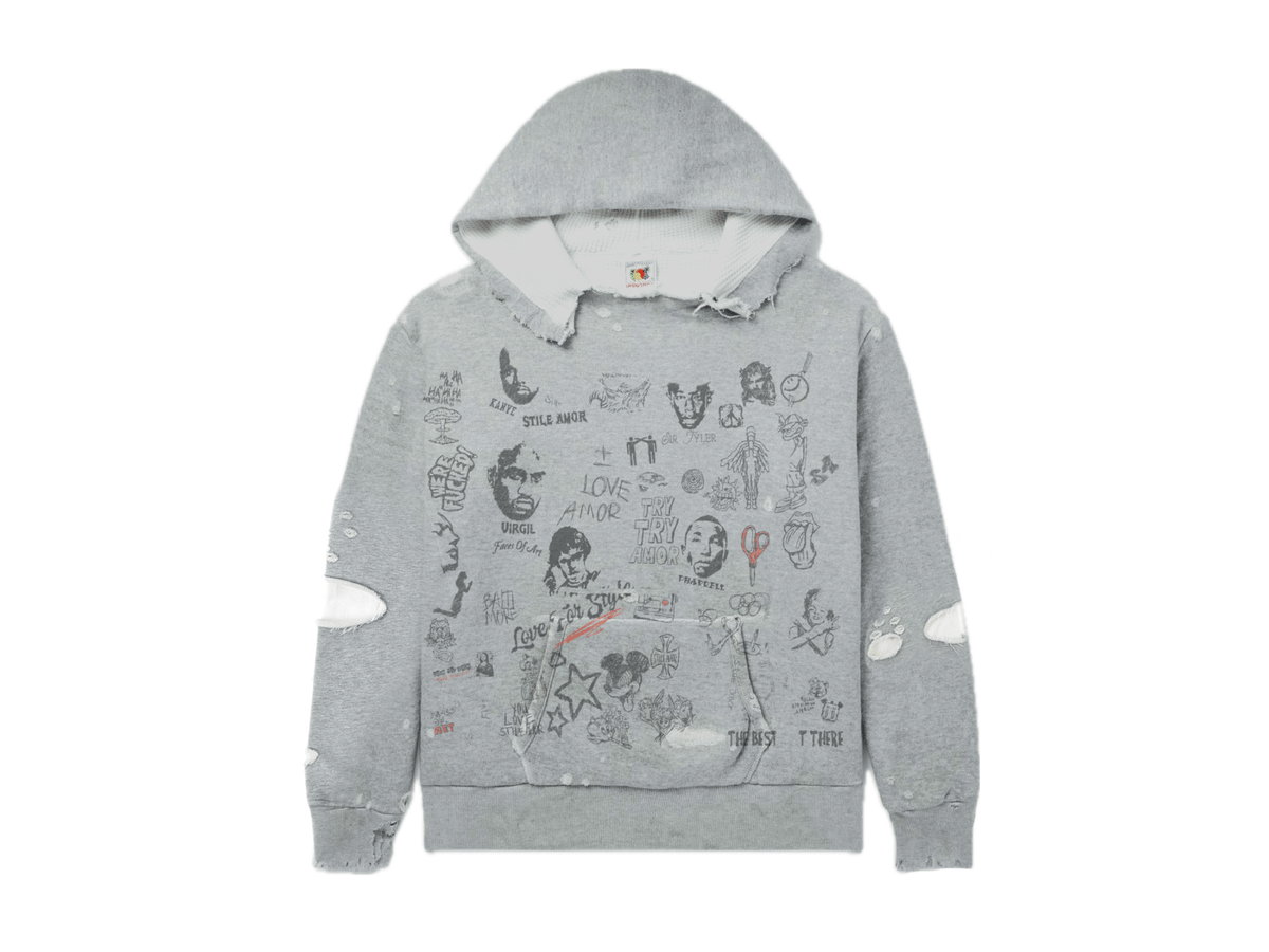 STILE AMOR LOVE FOR STILE HOODIE GREY