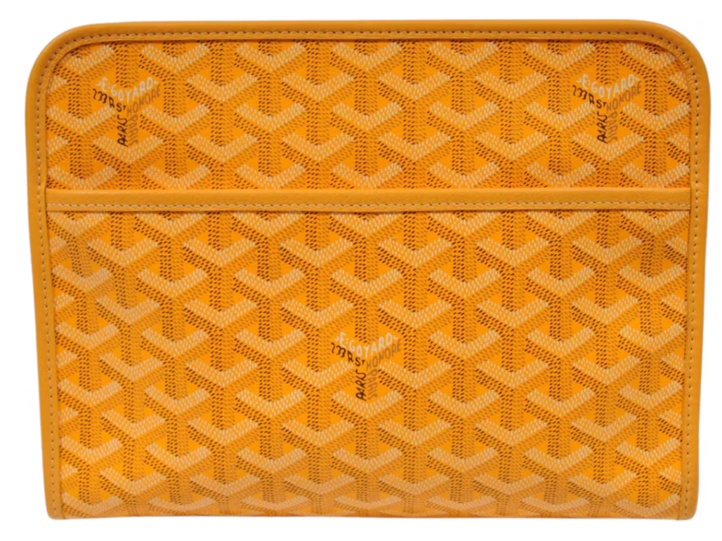 Goyard Jouvence Toiletry Bag GM Yellow