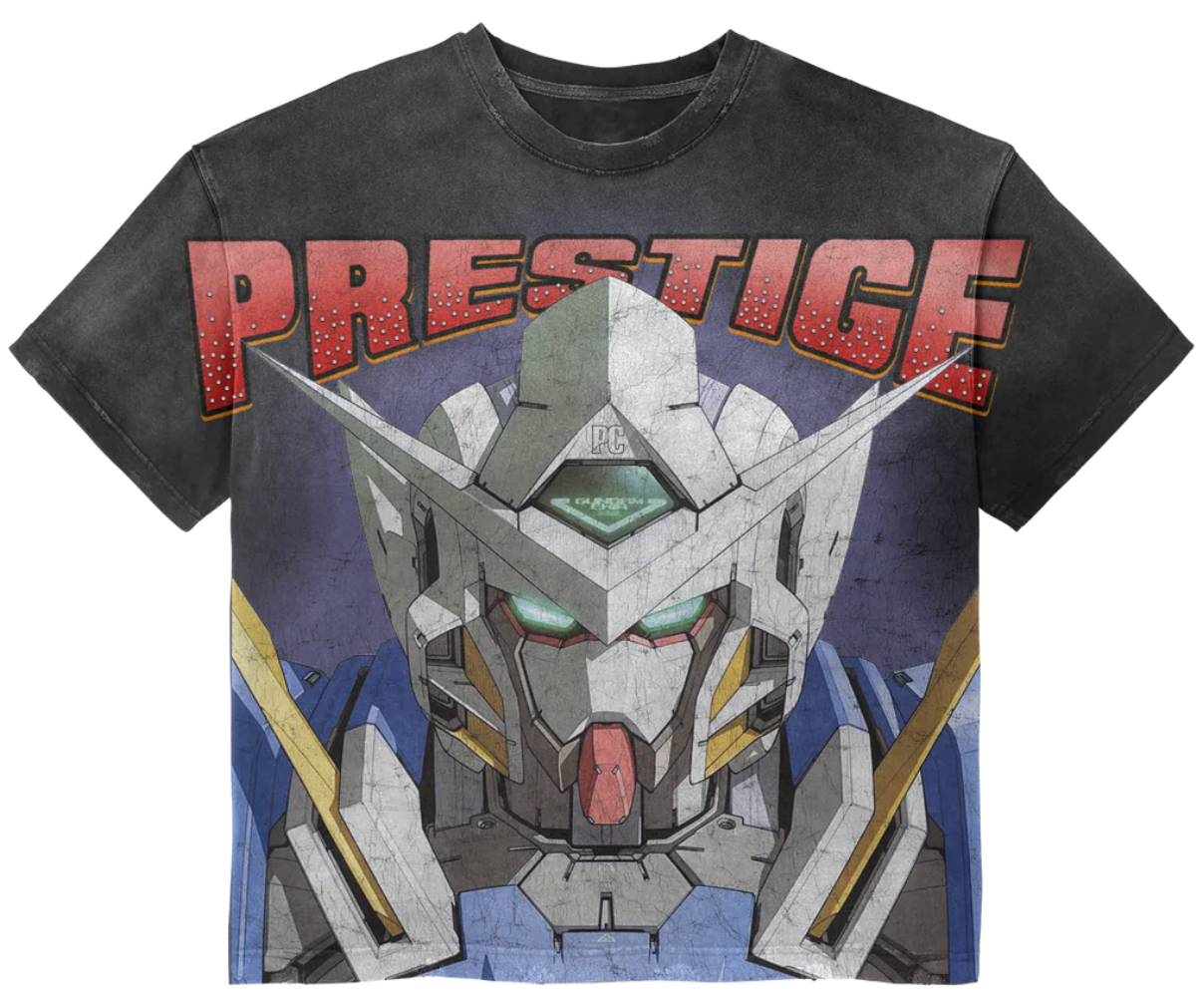 Prestige Gundam Rhinestone Tee Black