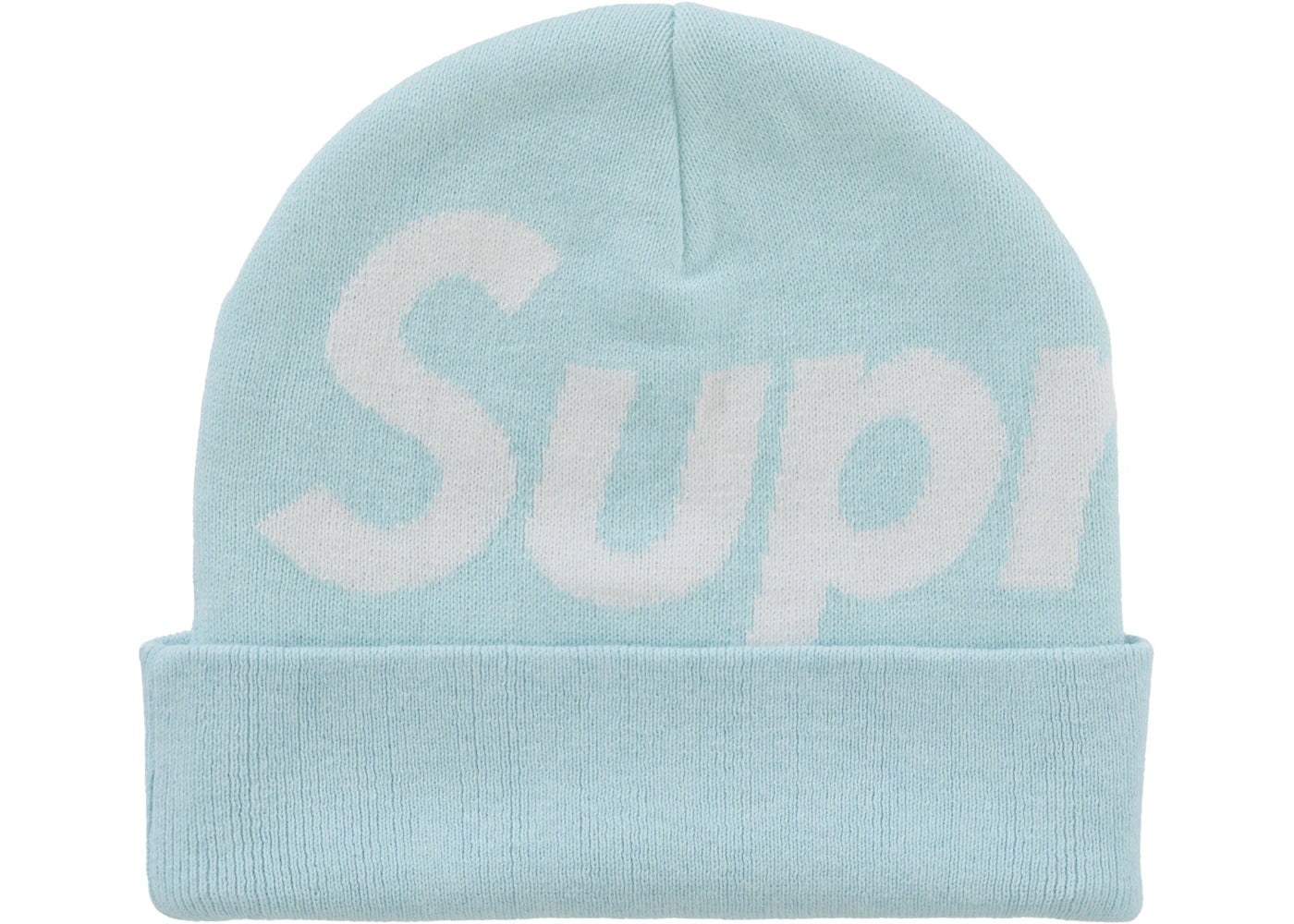 Sup New York Big Logo Beanie (FW25) Light Blue