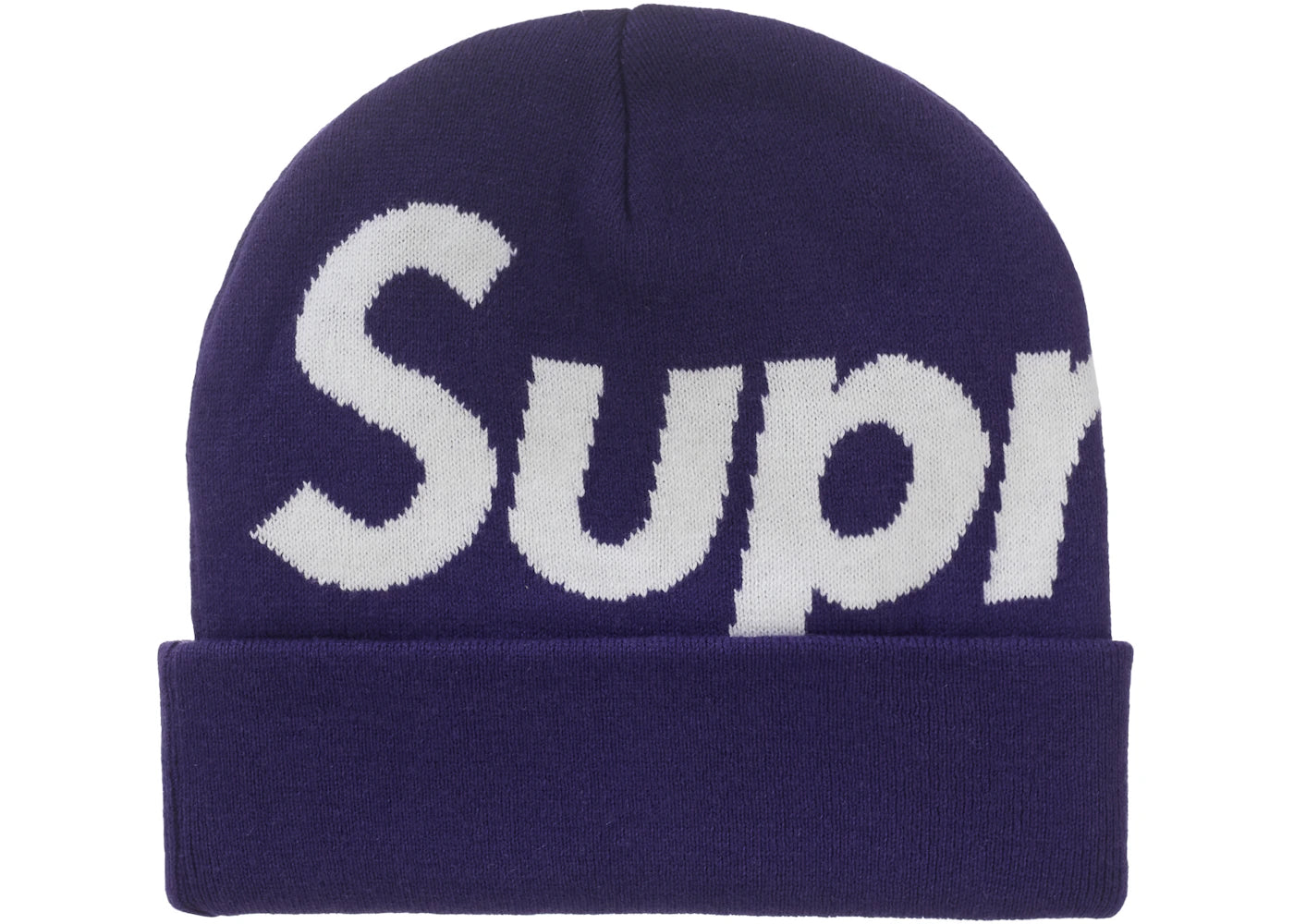 Sup New York Big Logo Beanie (FW25) Purple