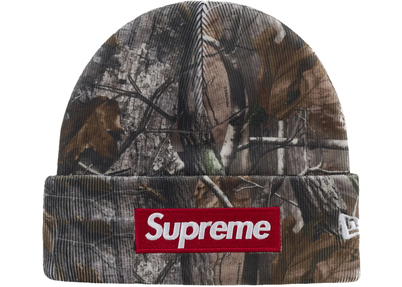 Sup New York New Era Box Logo Beanie (FW25) Realtree AP Camo