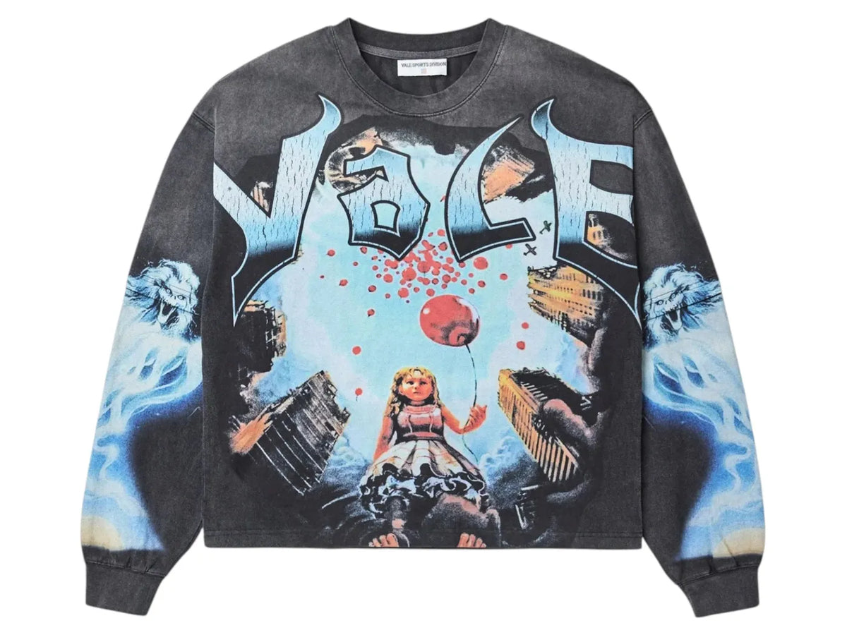 Vale Forever Red Balloon Long-Sleeve Tee Black