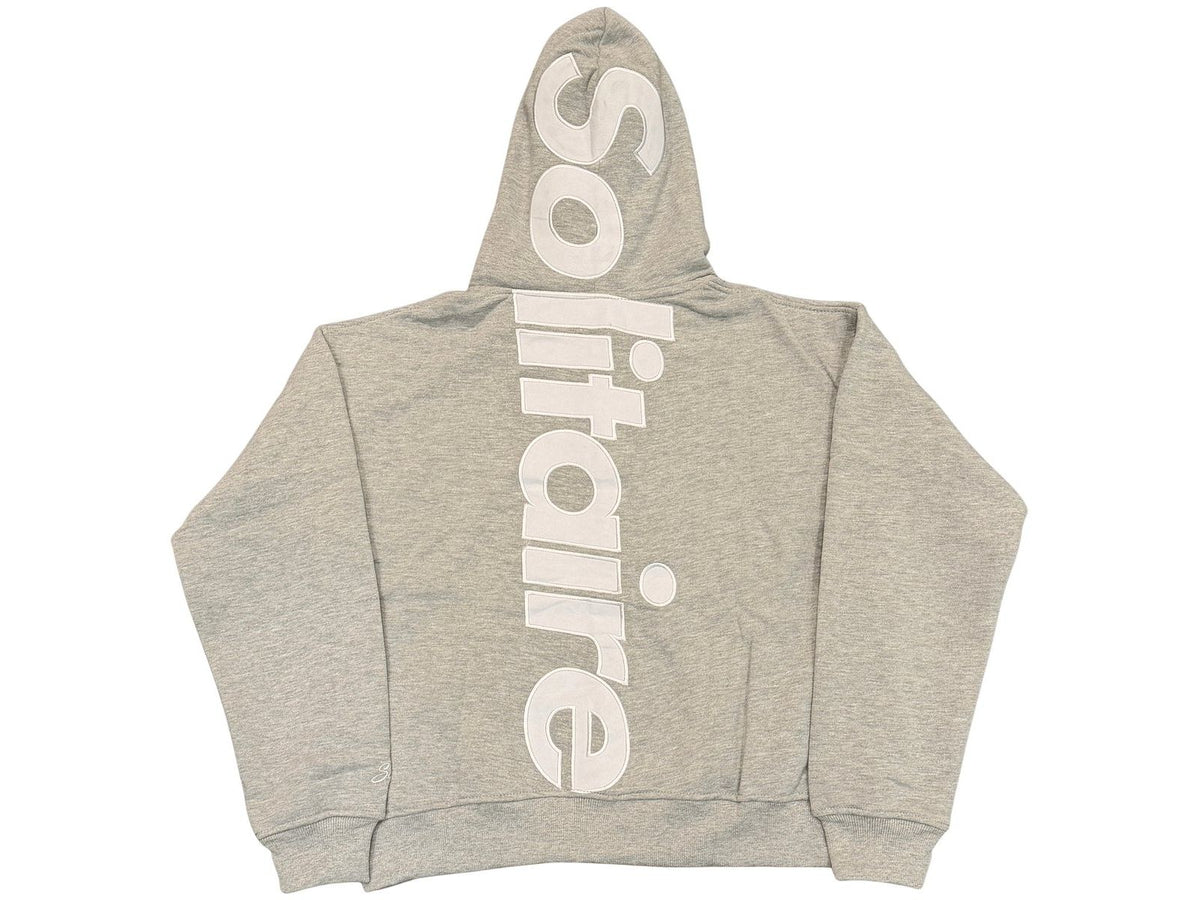 Solitaire Zip Up Grey White