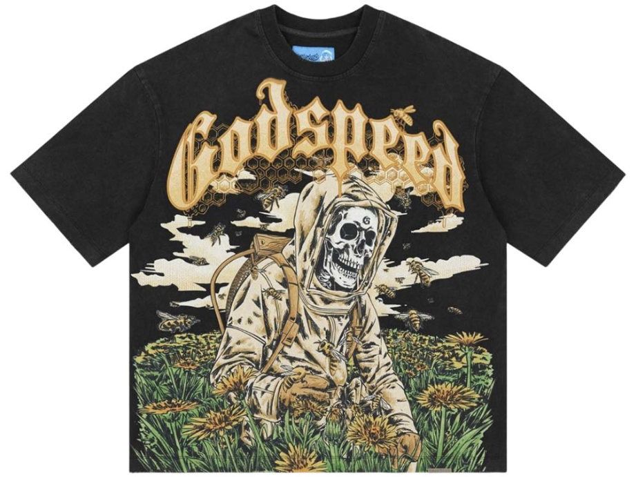 Godspeed Save The Bees Tee Black
