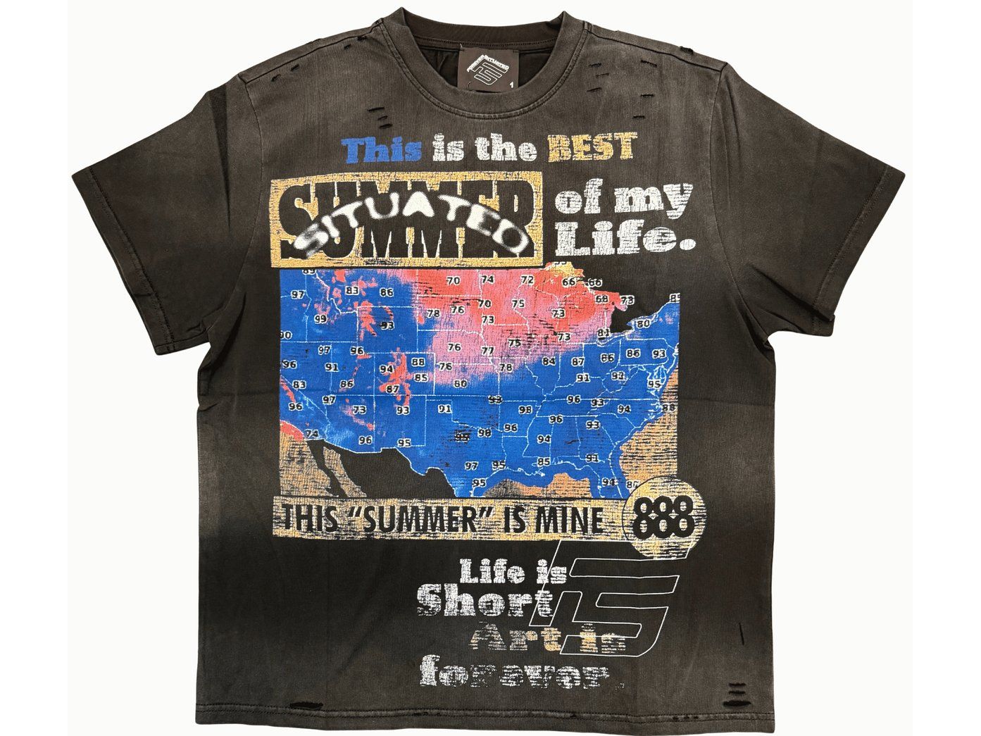 Forever Situated Weather Tee Black