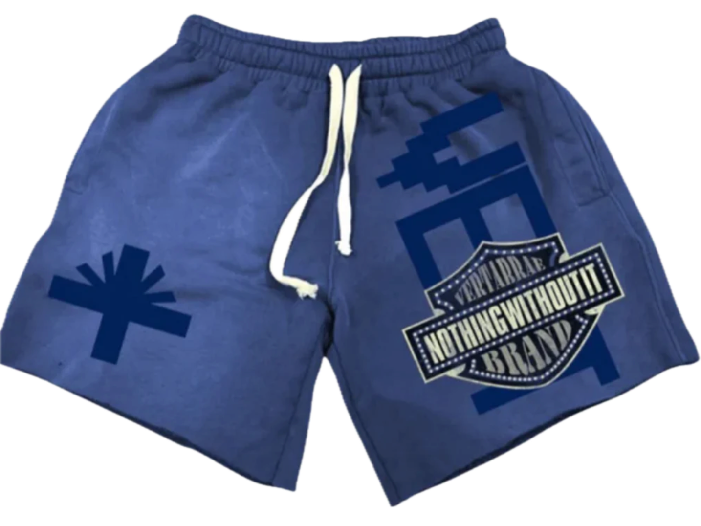 VERTABRAE Harley Logo Short Blue