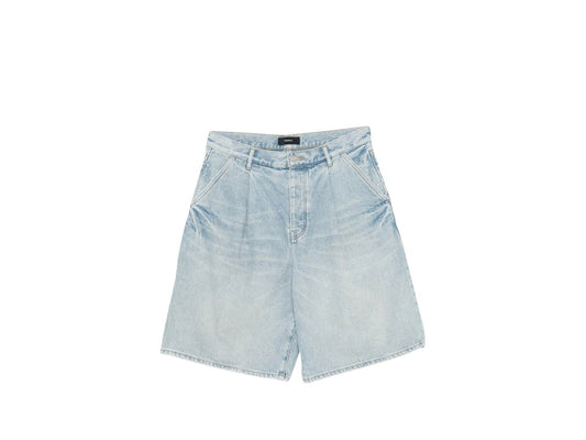 Purple Brand Pleated Denim Jorts