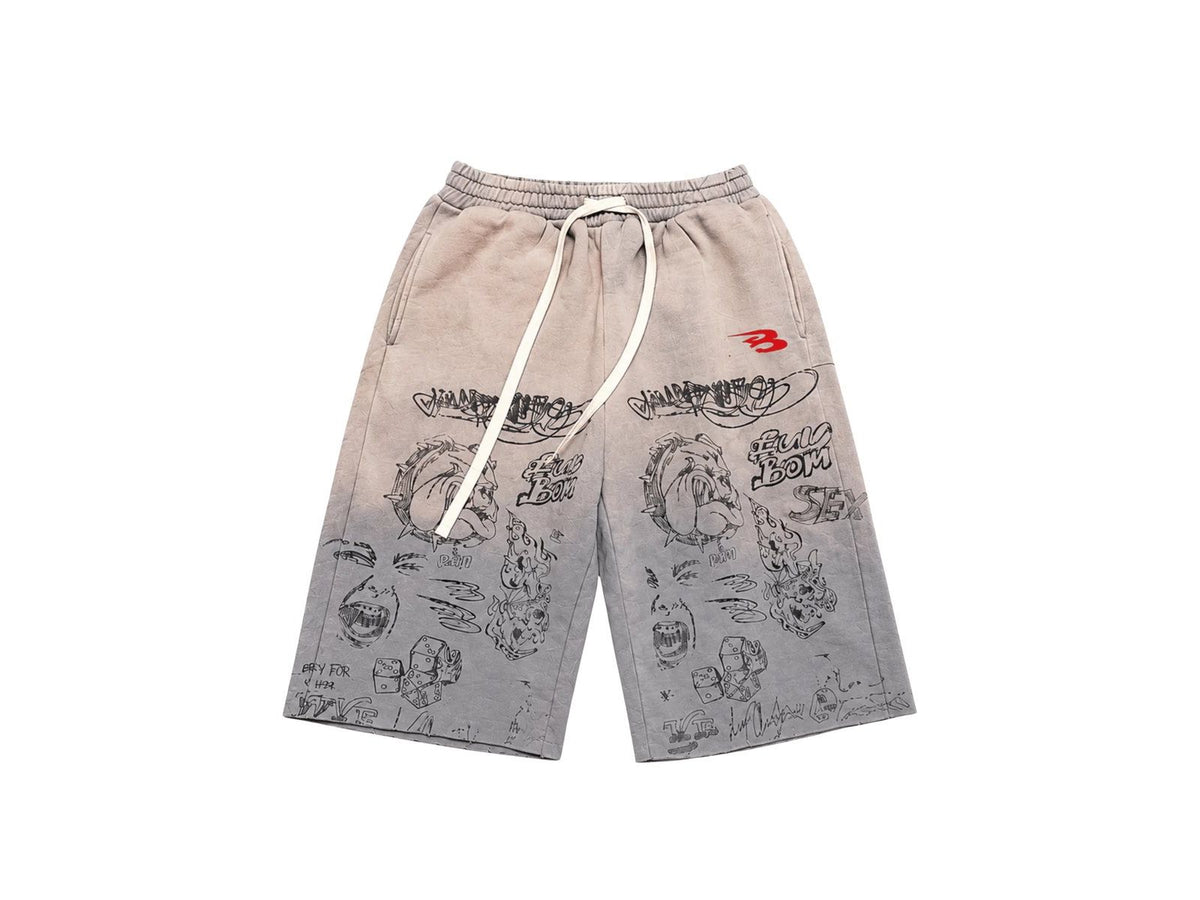 Abominable Sweatshorts Graffiti