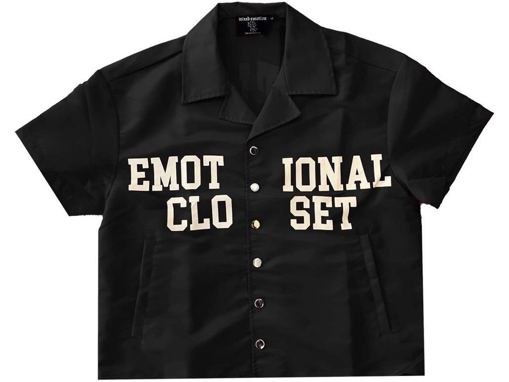 Mixed Emotions Backyard Nylon Shirt Black