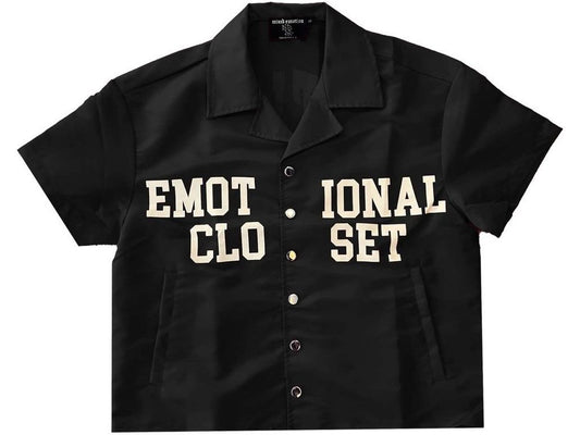 Mixed Emotions Backyard Nylon Shirt Black