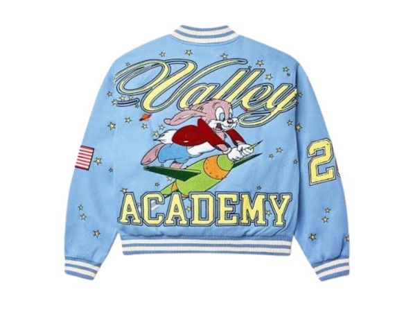 Vale Forever Skyhigh Varsity Jacket Blue