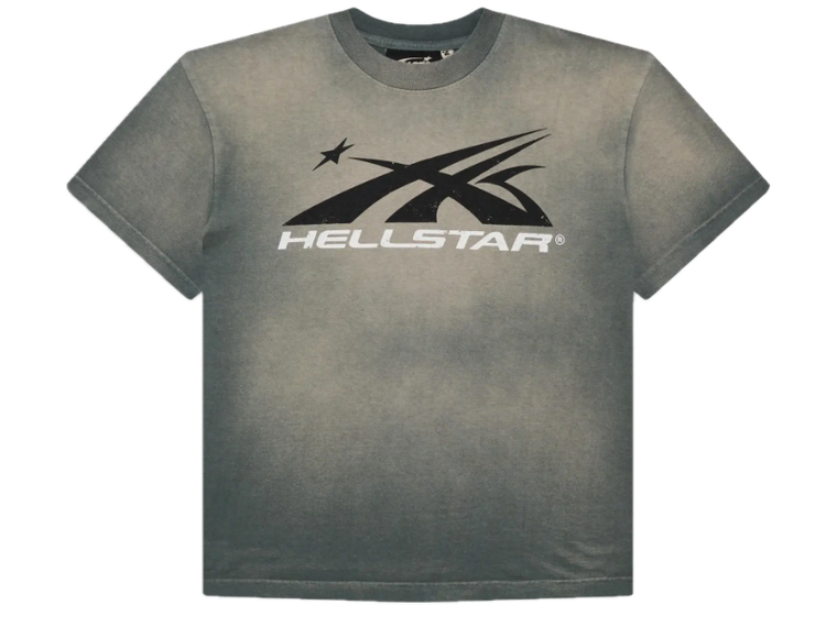 Hellstar Sport Logo T-Shirt Grey