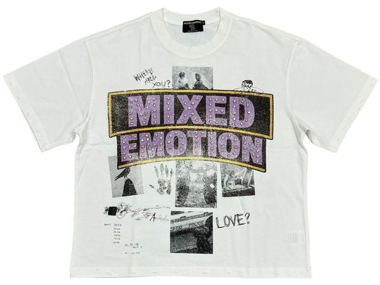 Mixed Emotions Lost Identity Tee White