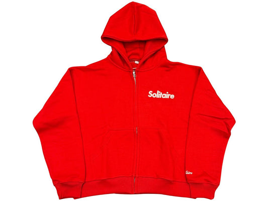 Solitaire Zip Up Red White