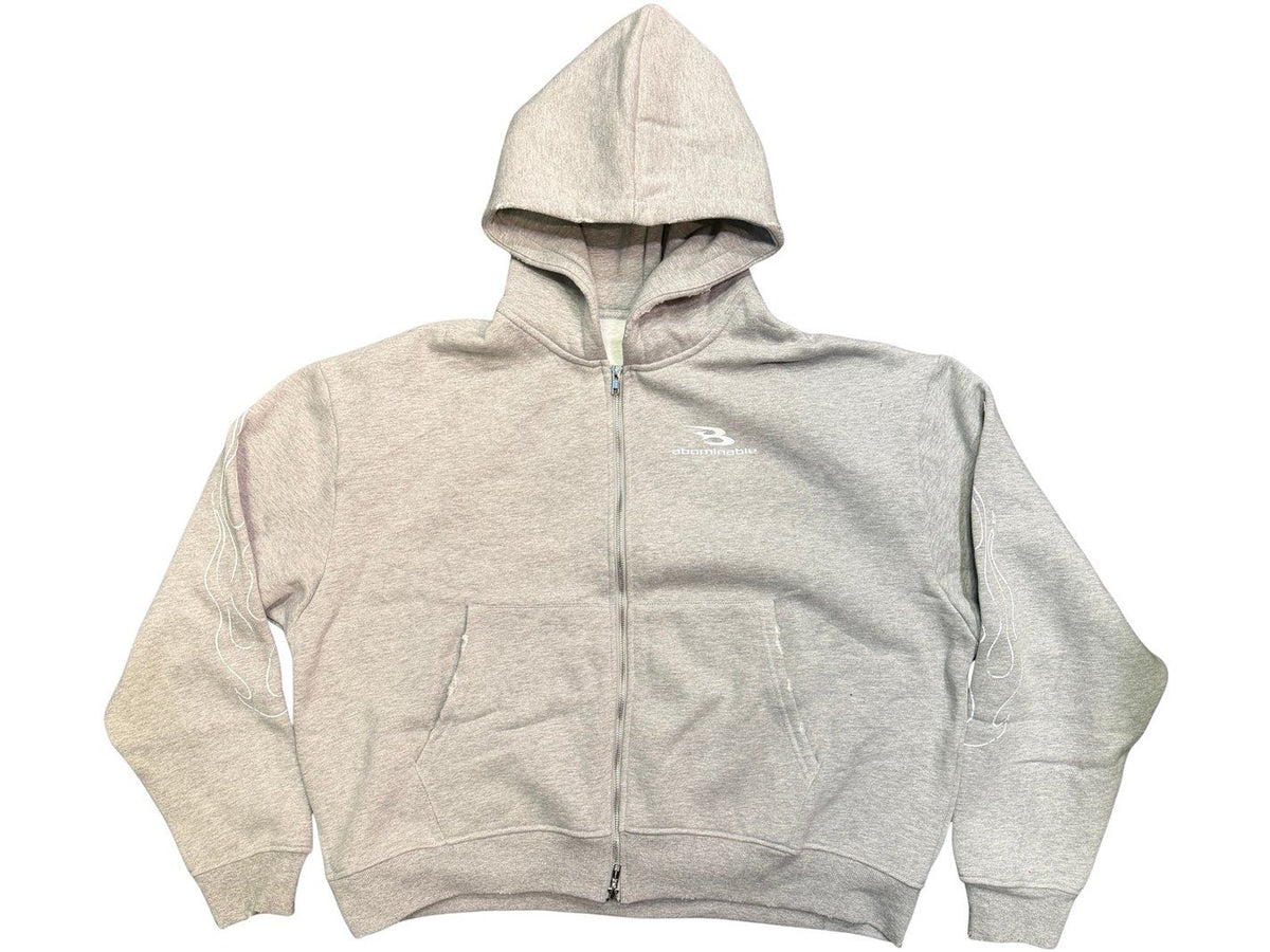 Abominable Zip Up Grey flame