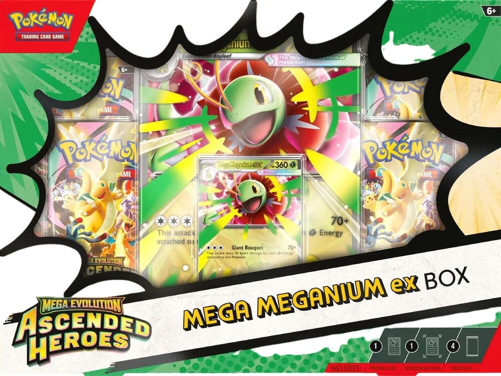 Ascended Heroes Mega Meganium ex Box - ME: Ascended Heroes