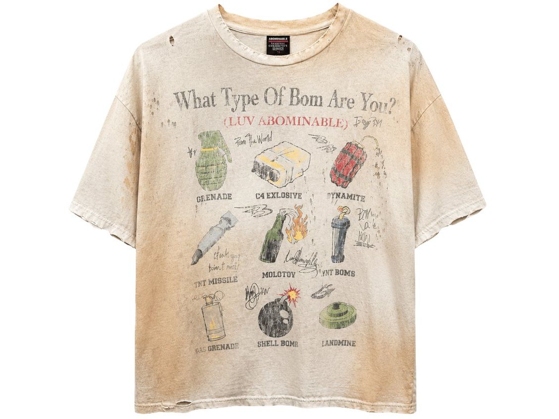 Abominable Bom Type Tee