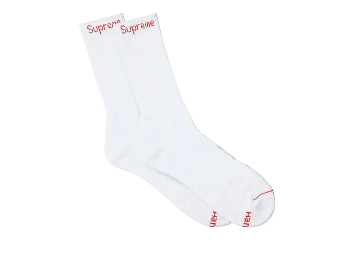Sup New York/Hanes® Crew Socks White