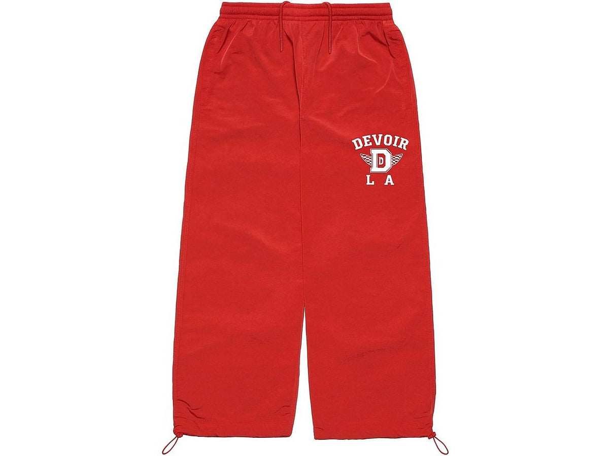 Devoir LA Runway Nylon Pants Red