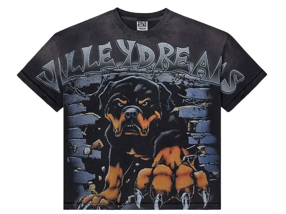 Vale Forever Rottweiler Big Tee Black