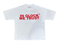 KIXKZ In Glock We Trust S/S T-Shirt White/Red