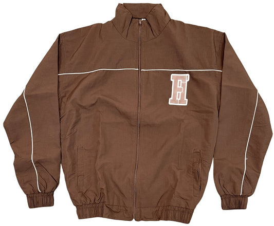 Forever Hungry Essential Windbreaker Jacket Brown