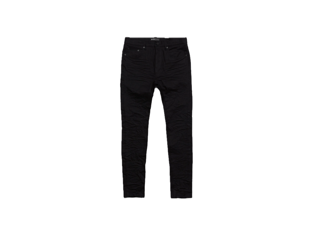 Purple Brand Black Raw Jeans