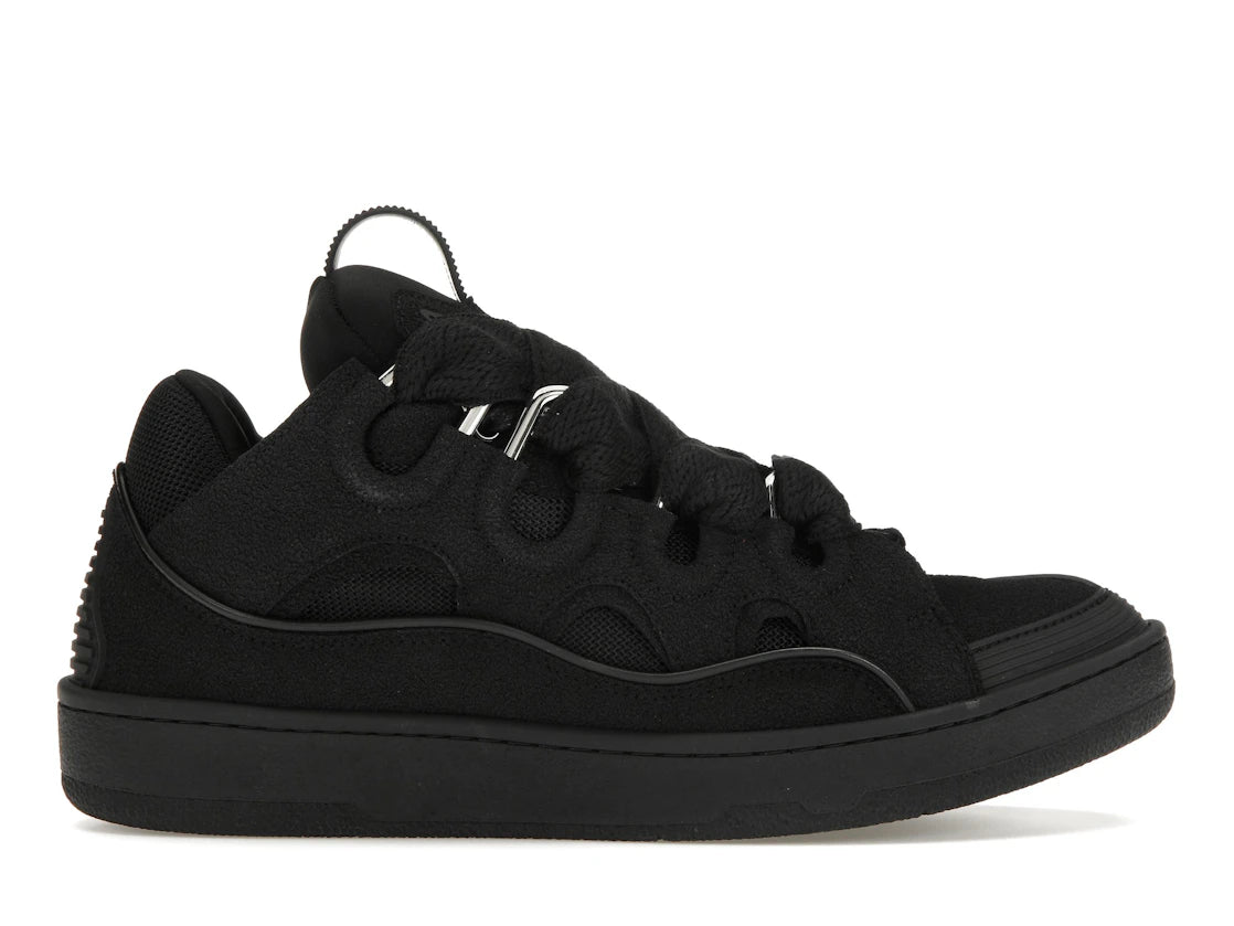 Lanvin Leather Curb Triple Black