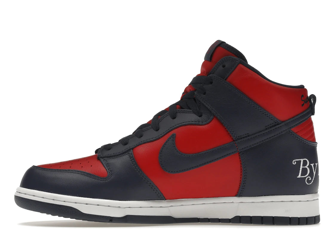 Nike SB Dunk High Sup New York By Any Means Navy