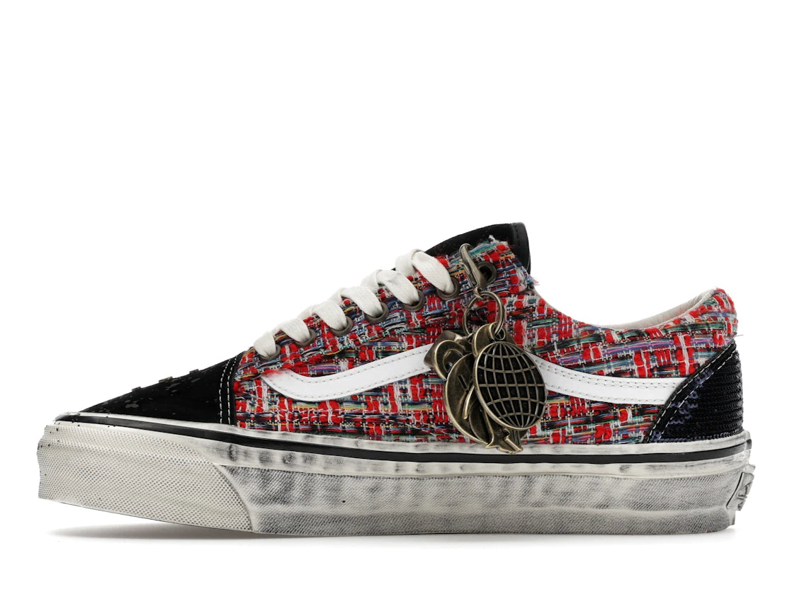 Vans Premium Old Skool Charms Red Black