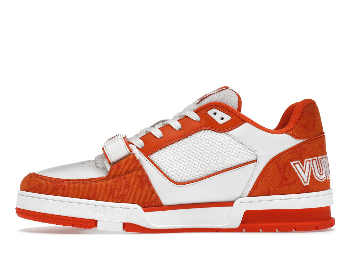 Louis Vuitton Trainer Monogram Denim Orange