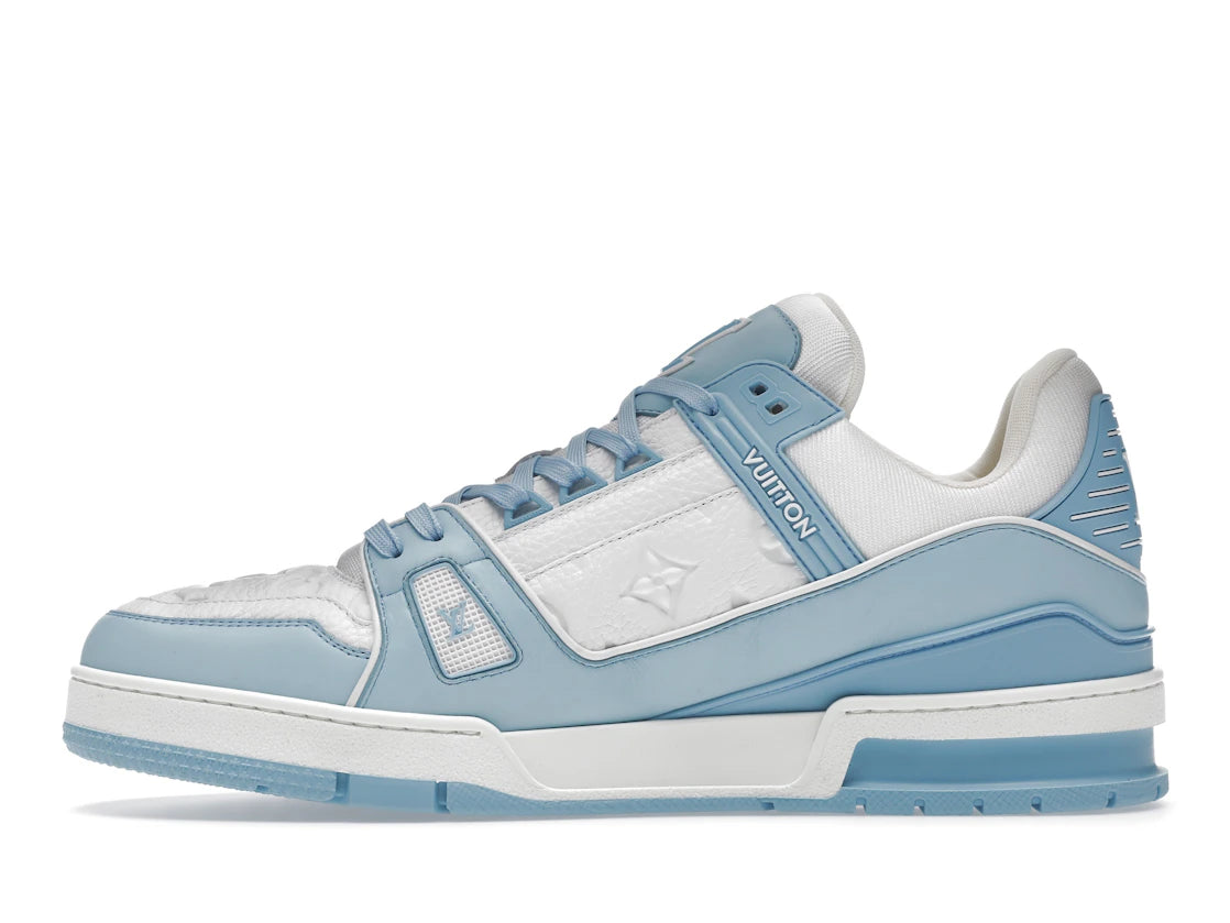 Louis Vuitton Trainer Low White Sky Blue