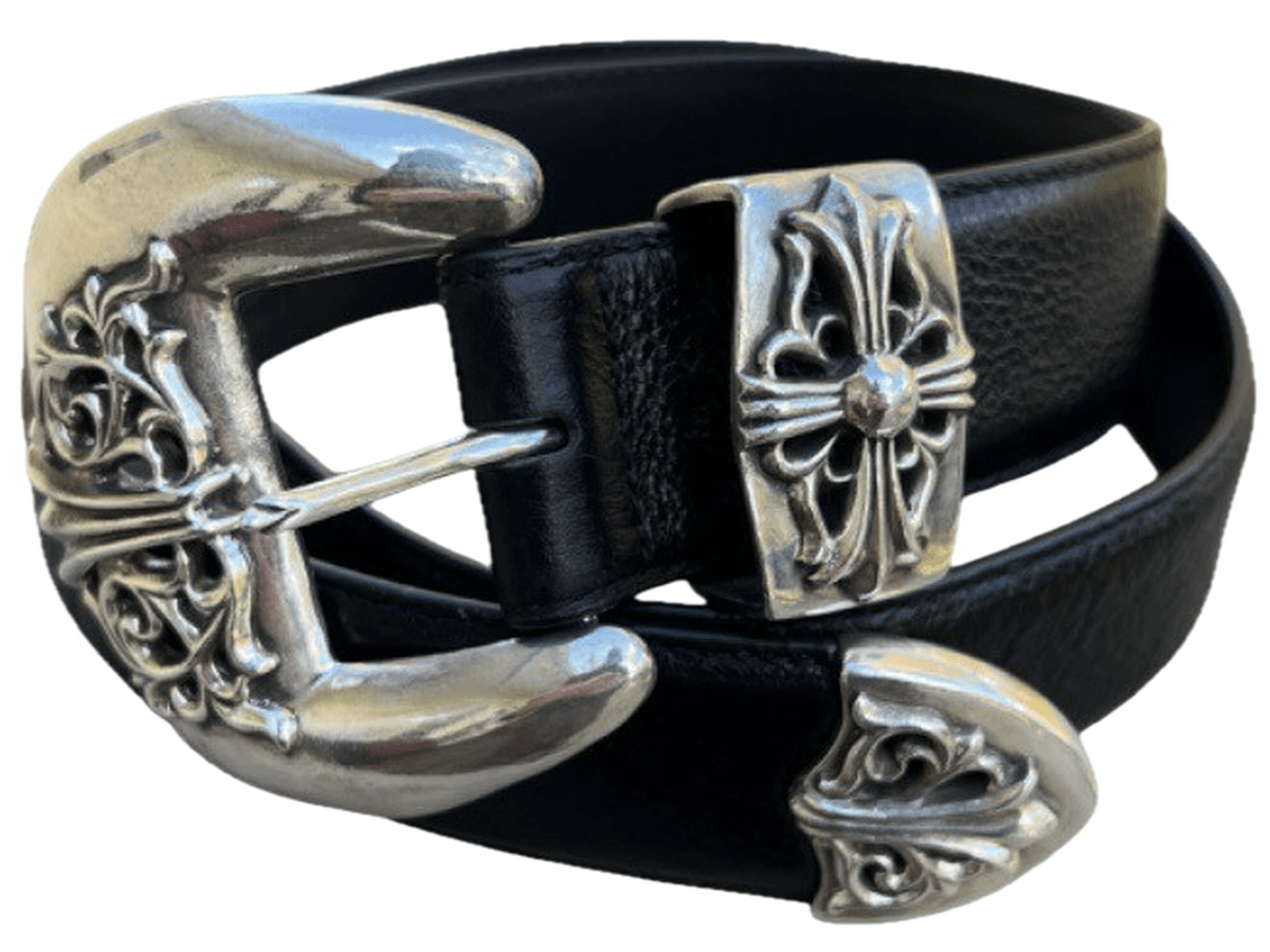 Chrome Hearts 3 Piece Western Belt